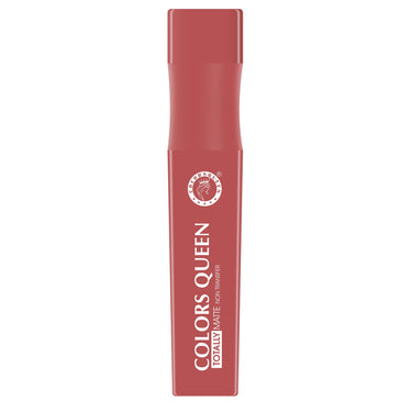 Colors Queen Totally Matte Liquid Lipstick | Intense Color Payoff, Lightweight & Comfortable, One Swipe Application | Long Lasting, Non Transfer Liquid Lipstick for Women (13 - Nude Frost, 7.5g)